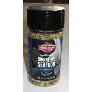 Omaha Steaks Signature Seafood 2.2oz Seasoning Brand New Factory Sealed